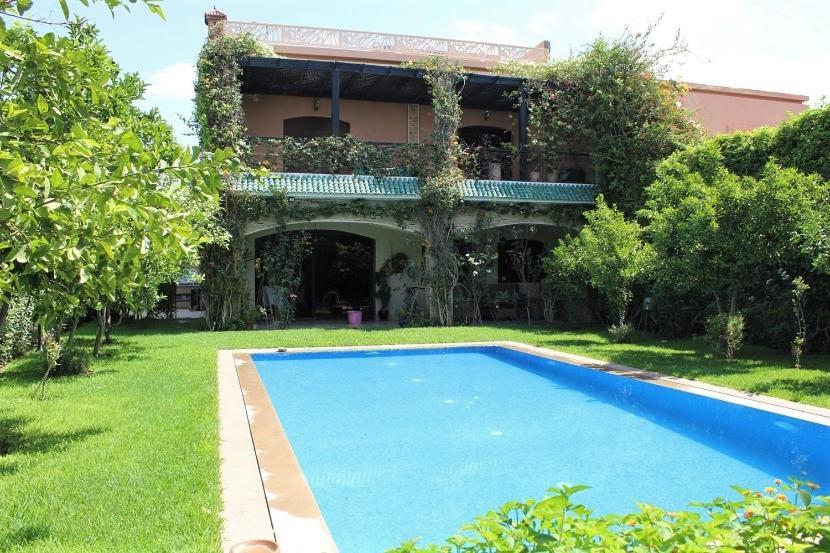 Magnifique Villa Avec Piscine Chauffee Que Pour Famille Marrákes Kültér fotó